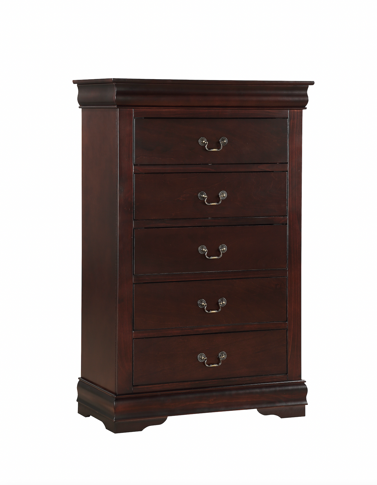 Louis Philip Cherry Sleigh Bedroom Set B3850 - Harwin Furniture