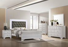 Load image into Gallery viewer, Lyssa LED Frost Upholstered Panel Bedroom Set | B4310
