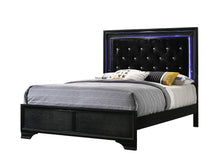 Load image into Gallery viewer, Micah Black LED Youth Panel Bedroom Set B4350