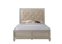 Load image into Gallery viewer, Lila Champagne Upholstered Panel Bedroom Set | B4390