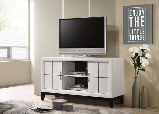 Akerson Chalk White 55" TV Stand B4610