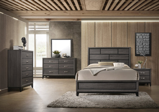 Akerson Gray Panel Bedroom Set | B4620 - Harwin Furniture