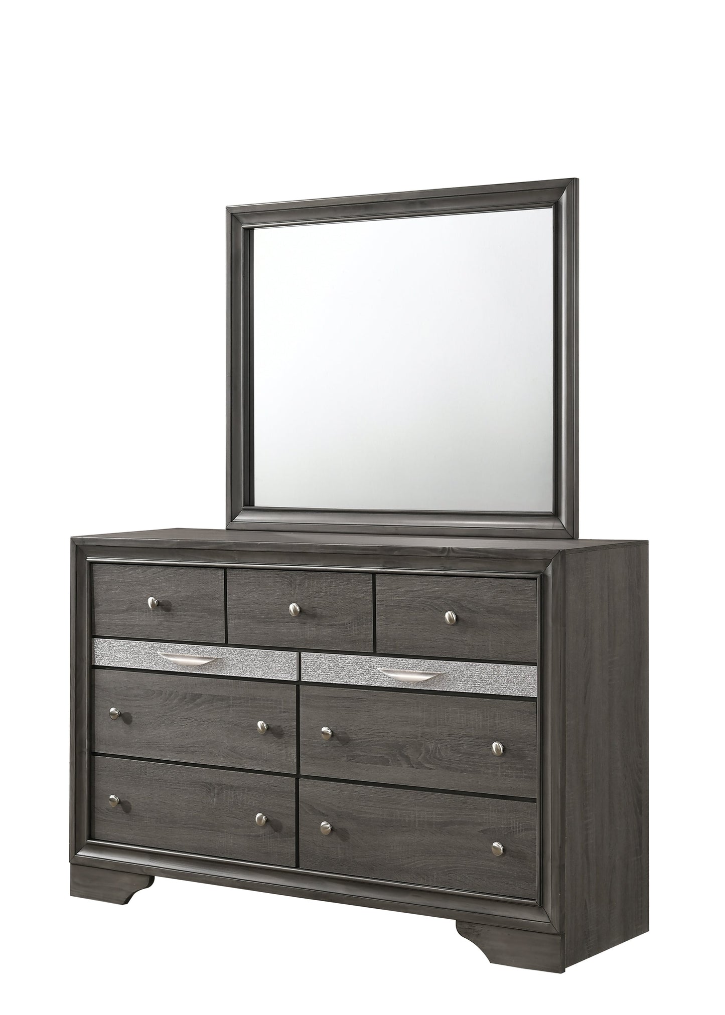 Regata Gray Storage Platform Bedroom Set | B4650 - Harwin Furniture