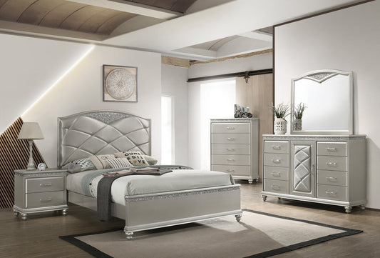 Valiant Champagne Panel Bedroom Set | B4780