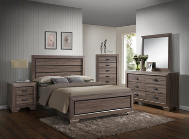 Farrow Grayish Brown Panel Bedroom Set | B5500