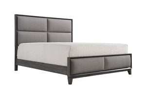 Florian Gray Panel Upholstered Bedroom Set | B6570