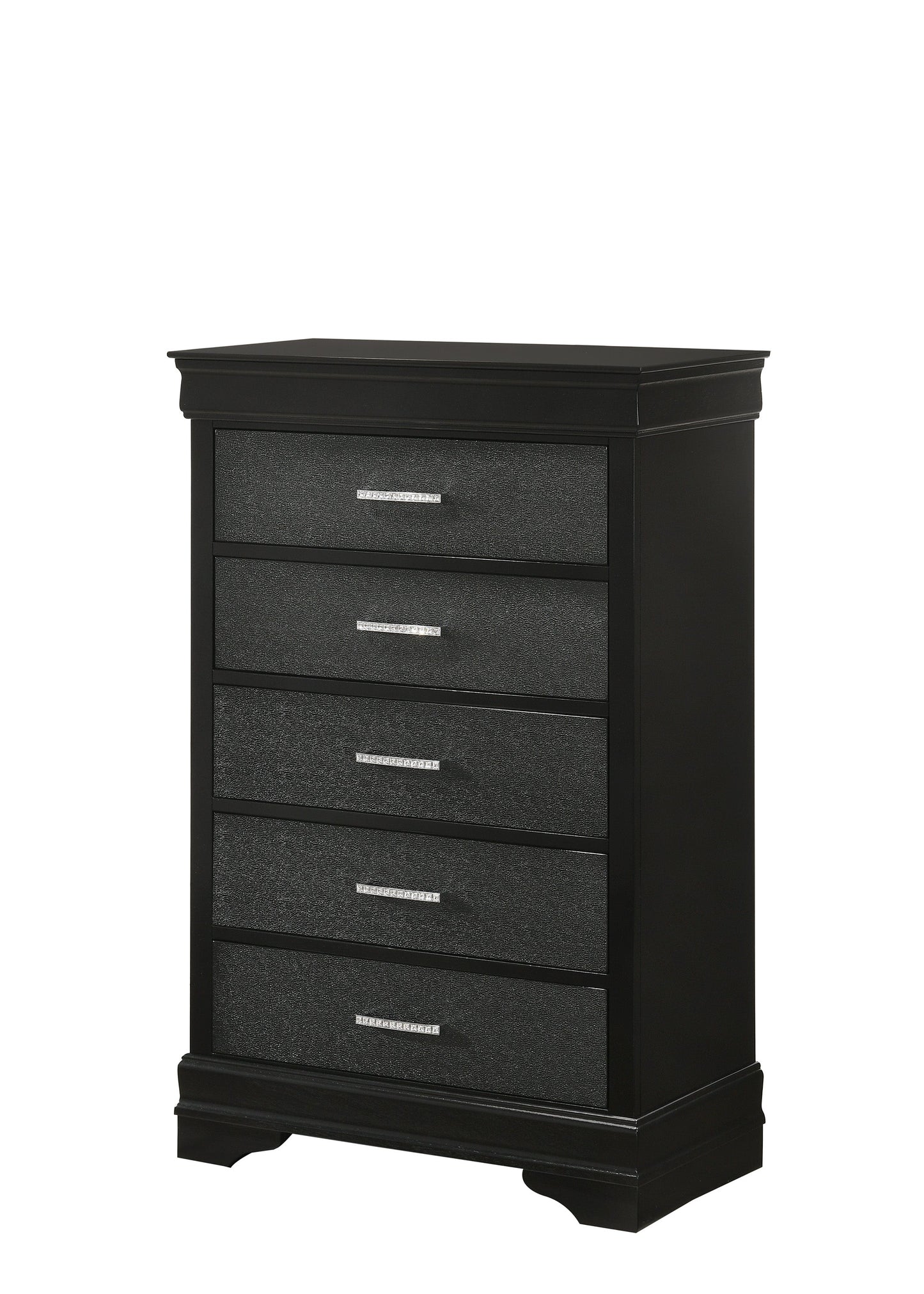 Amalia Black Youth Panel Bedroom Set |B6918