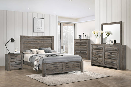 Bateson  Brown Panel Bedroom Set |B6960