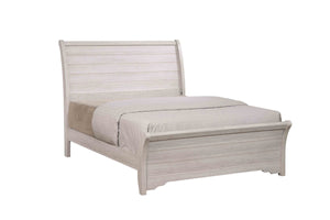 Coralee White Sleigh Panel Bedroom Set B8130