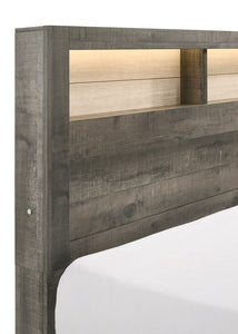 Rhett Rustik Grey Platform Bedroom Set B8170