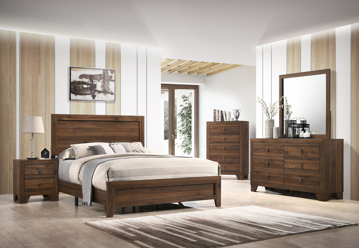 Millie Cherry Panel Bedroom Set|B9250