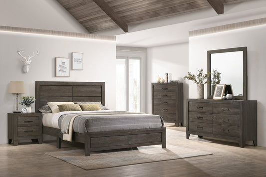 Hopkins Expresso Platform Bedroom Set B9310