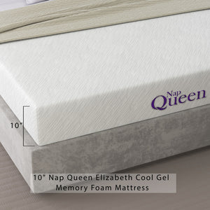 Elizabeth 8" Full Gel  Memory Foam Mattress (MEDIUM FIRM)