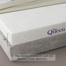 Load image into Gallery viewer, Elizabeth 10&quot; King Gel Memory Foam Mattress (MEDIUM FIRM)