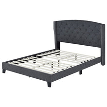 Load image into Gallery viewer, Rosemary Gray Queen Platform Bed 5266