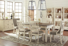 Load image into Gallery viewer, Bolanburg White/Brown 5PC Dining Room Set

D647-25