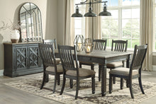 Load image into Gallery viewer, Tyler Creek Black/Gray 5pc Dining Room Set D736
