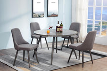 Load image into Gallery viewer, Ramsey Gray Round 5pc  Dining Room Set RM205