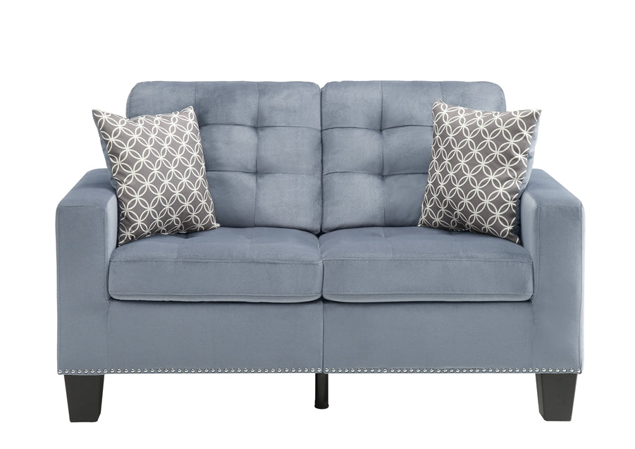 Lantana  Gray Sofa and Loveseat 9957