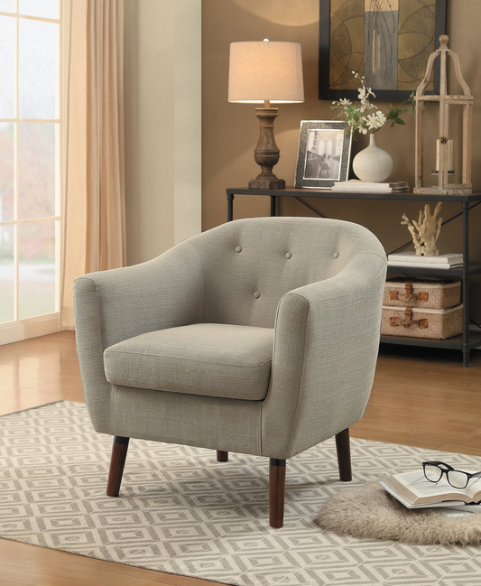 Lucille Beige Accent Chair 1192