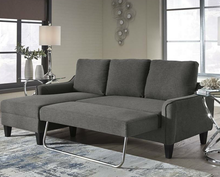 Load image into Gallery viewer, Jarreau Gray Sofa Chaise Sleeper 11503