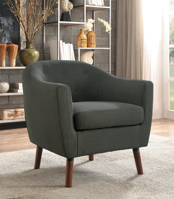 Lucille Gray Accent Chair 1192