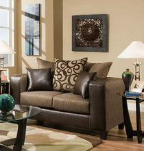 Load image into Gallery viewer, Monroe Brown Sofa and Loveseat 110