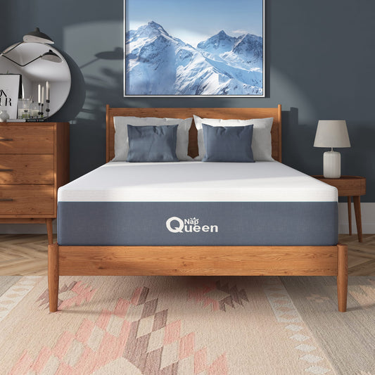 Alaska 10" Queen Cool Gel & Cool Fabric Memory Foam Mattress