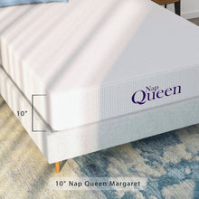 Load image into Gallery viewer, MARGARET 6&quot; KING MEDIUM CHARCOAL INFUSED VISCOELASTIC MEMORY FOAM MATTRESS