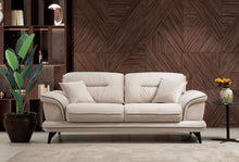 Load image into Gallery viewer, Violet Cream  Sofa &amp; Loveseat