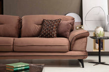 Load image into Gallery viewer, Violet Brown  Sofa &amp; Loveseat