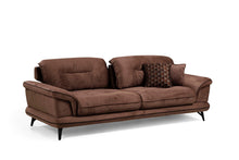 Load image into Gallery viewer, Violet Brown  Sofa &amp; Loveseat