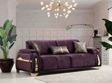 Load image into Gallery viewer, Venice Rose Velvet Sofa &amp; Loveseat Set