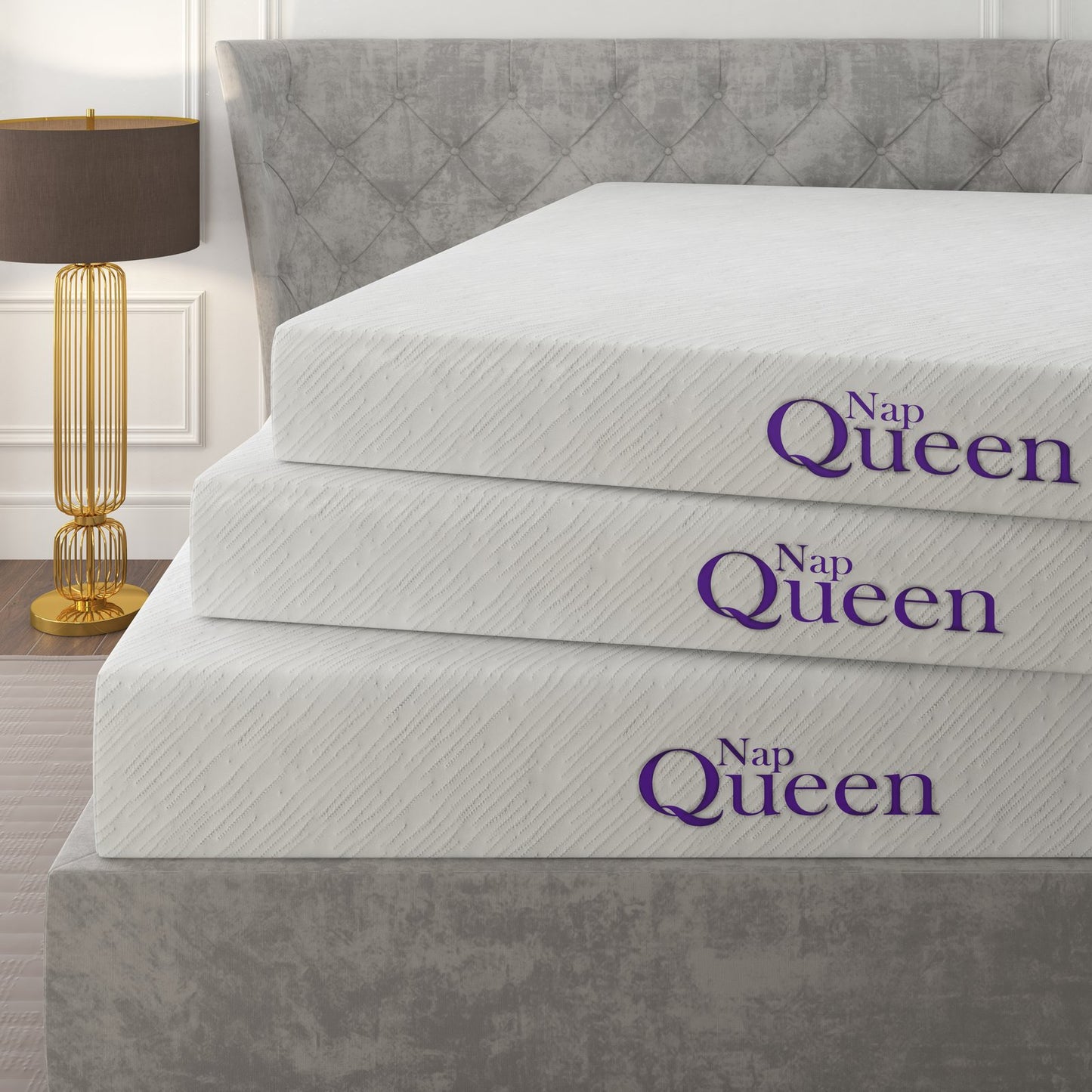 Elizabeth 8" Queen Gel Memory Foam Mattress (MEDIUM FIRM)