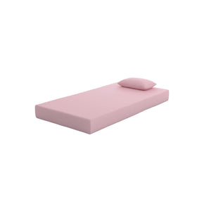 iKidz 7" Pink Memory Foam Twin Mattress In A Box and Pillow