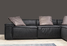 Load image into Gallery viewer, Marcella Black 5-Piece Modular Sectional