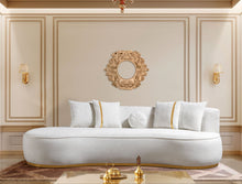 Load image into Gallery viewer, Ella Ivory Boucle Chaise Lounge