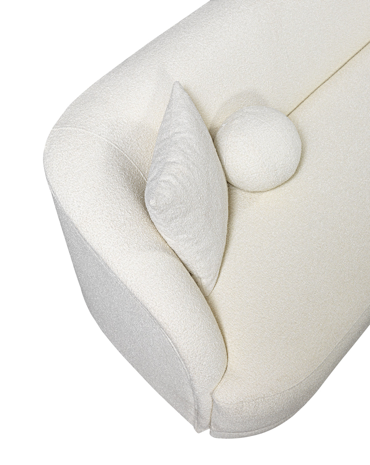 Bella Ivory Boucle Raf Sectional