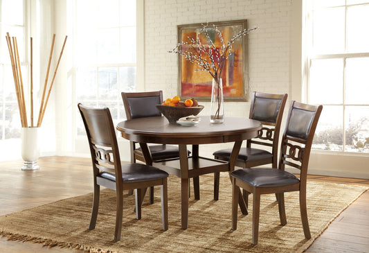 Mia Brown 5pc Dining Room Set SH1155