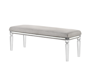 Vail  Led Gray Upholstered Panel Bedroom Set |B7200
