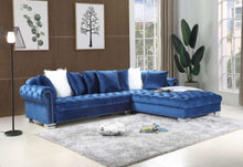 Load image into Gallery viewer, London  Navy Blue Velvet Oversize Sectional