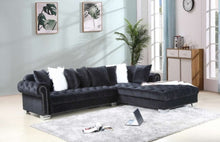 Load image into Gallery viewer, London Black Velvet Oversize  Sectional