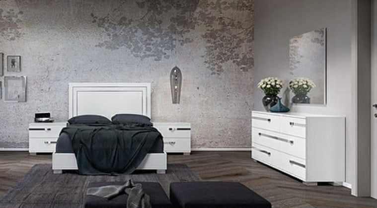 Volare Croco Collection Italian Bedroom Set