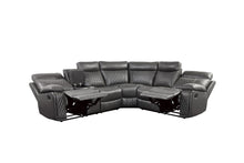 Load image into Gallery viewer, Socorro Gray 3 Pc Reclining Sectional 9599