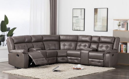 Arny Gray Reclining Sectional SH3212