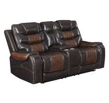 Load image into Gallery viewer, Phoenix 2Tone Brown 3pc Reclining Set S1987