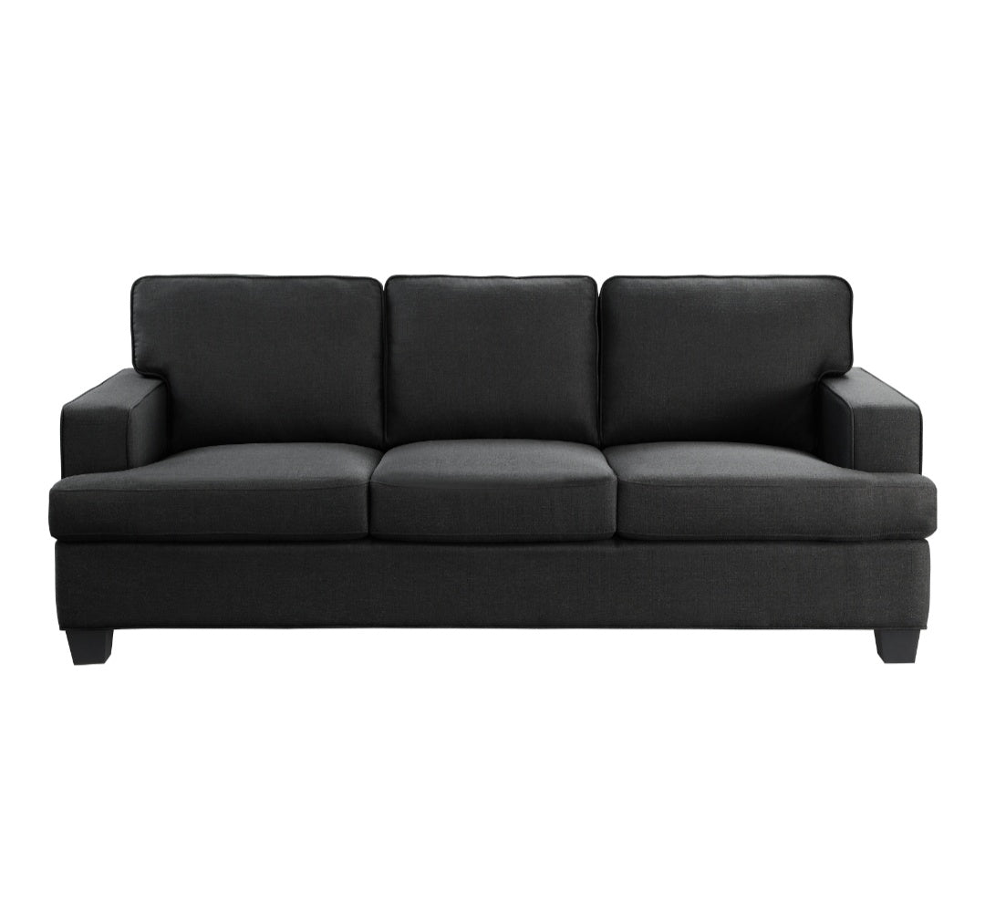 Elmont Black Sofa and Loveseat 9327