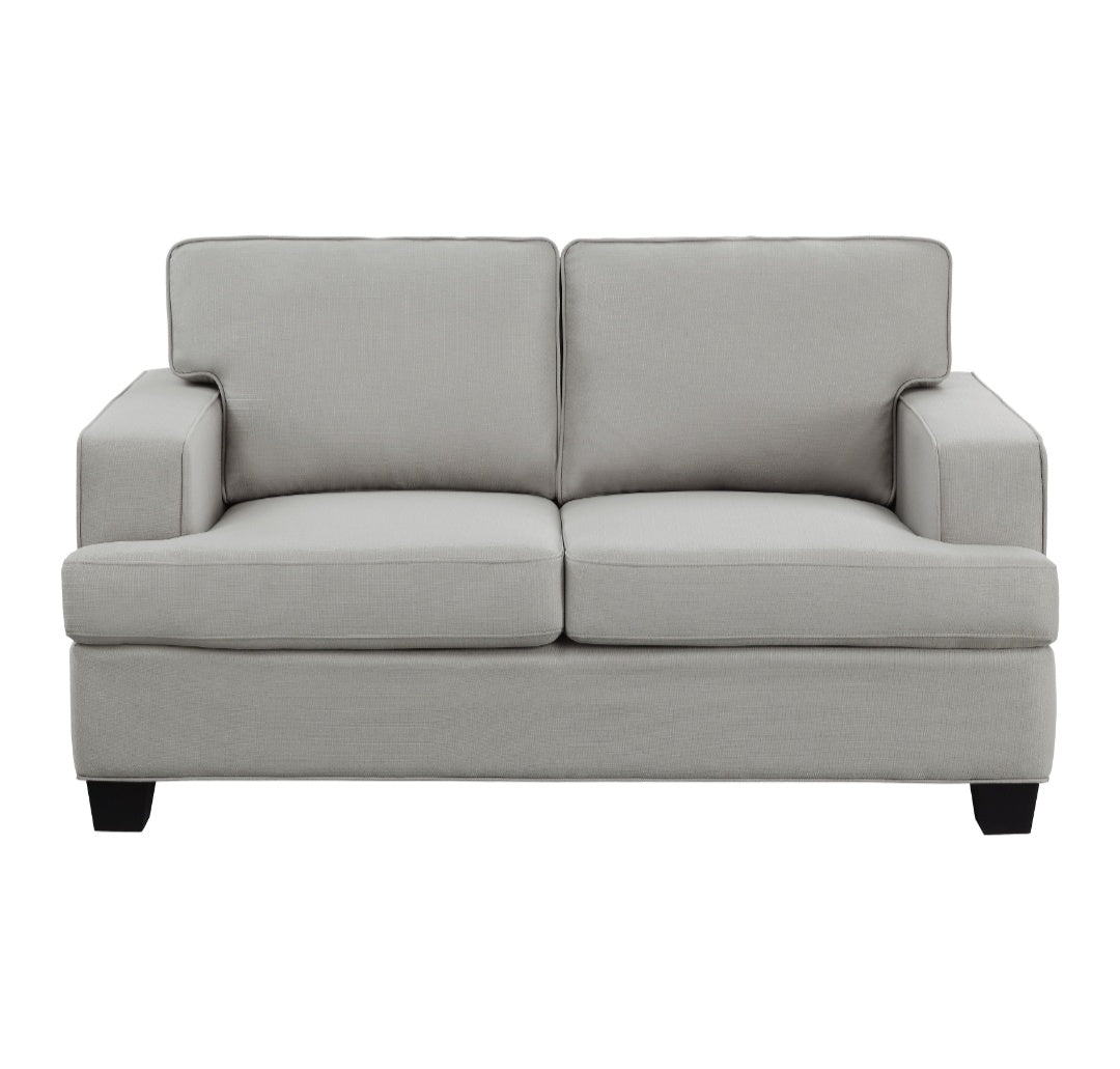 Elmont Khaki Sofa and Loveseat 9327