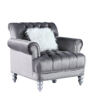 Load image into Gallery viewer, Royal Gray  Velvet Sofa and Loveseat S6116