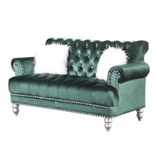 Load image into Gallery viewer, Royal Green  Velvet Sofa and Loveseat S6116